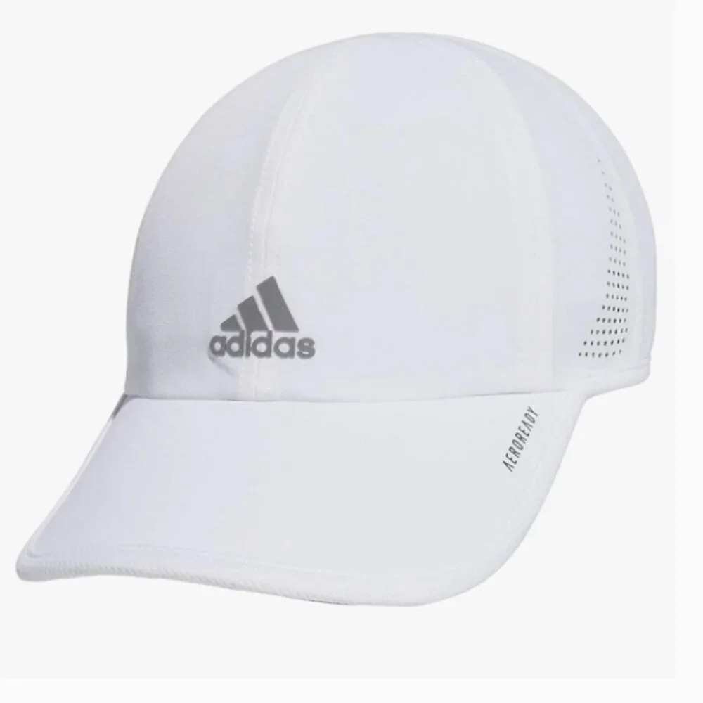 New Adidas Women's Fit Superlite Aeroready Cap Hat (White)